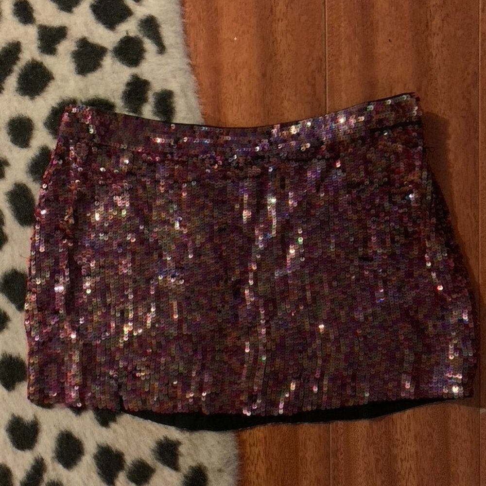 Pink/Multicolor Topshop Sequin Mini